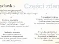 Przydawka to część zdania określająca rzeczownik, odpowiadająca na pytania: jaki? który? czyj? ile? czego? z czego?