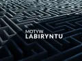 Skomplikowany labirynt, symbolizujący motyw labiryntu w literaturze, gdzie bohaterowie szukają wyjścia z życiowych zawiłości.
