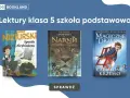 Książki z listy lektury klasa 5: "Sposób na Alcybiadesa", "Opowieści z Narnii", "Magiczne drzewo. Czerwone krzesło".