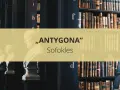 Antygona streszczenie szczegółowe Sofoklesa. Popiersia w bibliotece, obok regałów z książkami.