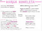 Opracowanie księgi Koheleta, inaczej Eklezjastesa. Tekst zawiera rozważania o mądrości, przemijaniu i marności.