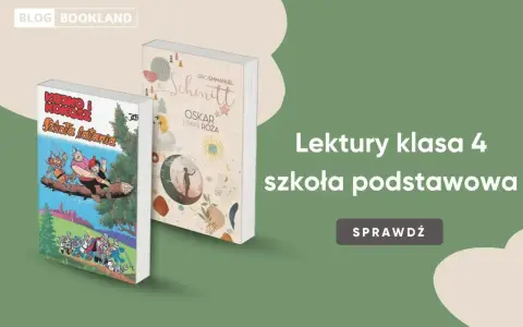 Książki "Kajko i Kokosz. Szkoła latania" oraz "Oskar i Pani Róża" – idealne lektury w 4 klasie szkoły podstawowej.