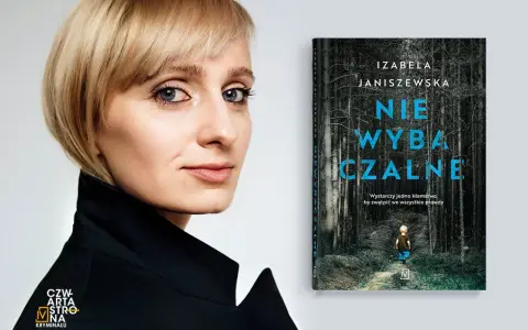 Izabela Janiszewska i jej książka "Nie wybaczalne". Kolejność czytania jej kryminałów jest ważna dla pełnego zrozumienia fabuły.
