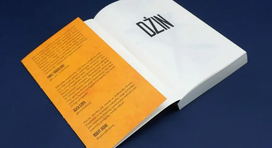 Książka "Dżin" Marcina Mortki to drużyna do zadań specjalnych, która wciąga w świat pełen akcji, historii i humoru.