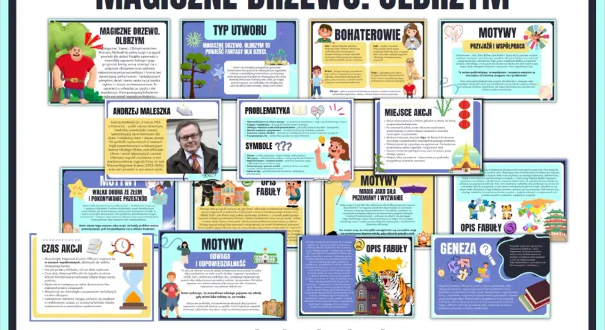 Magiczne Drzewo. Olbrzym streszczenie: opowieść o odwadze, przyjaźni i sile współpracy, która pomaga bohaterom pokonać nawet największe trudności.