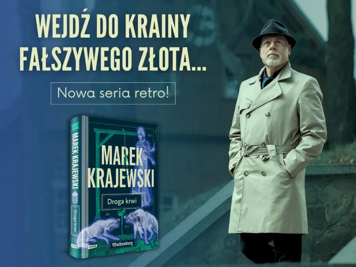 Marek Krajewski zaprasza do świata retro kryminału. Okładka książki 