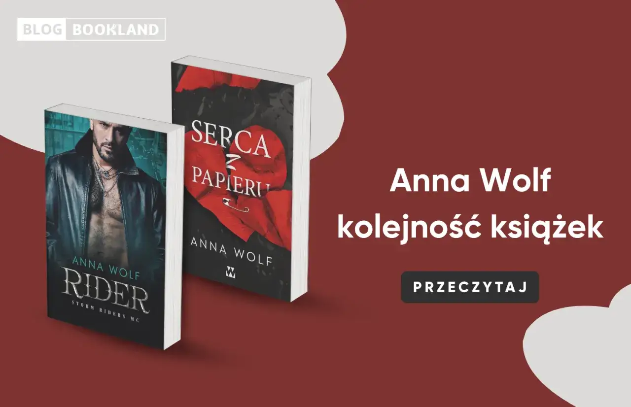 Okładki książek Anny Wolf: 