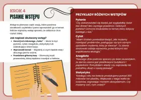Jak napisać wstęp do eseju? Poznaj sposoby na zaciekawienie czytelnika: pytanie, cytat, anegdota, statystyka.